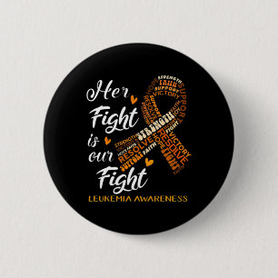 Badge Rond 5 Cm Guerrier de sensibilisation Son combat est notre c