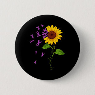 Badge Rond 5 Cm Guerrier du mois de sensibilisation à la fibromyal