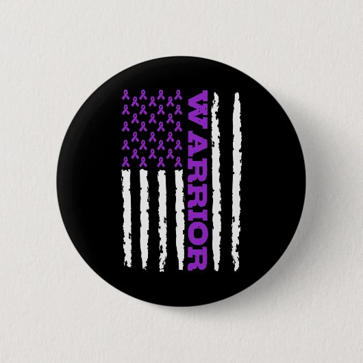 Badge Rond 5 Cm Guerrière de la sensibilisation à l'épilepsie (Devant)