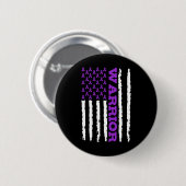 Badge Rond 5 Cm Guerrière de la sensibilisation à l'épilepsie (Devant & derrière)