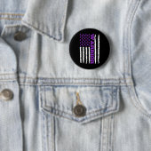 Badge Rond 5 Cm Guerrière de la sensibilisation à l'épilepsie (En situation)