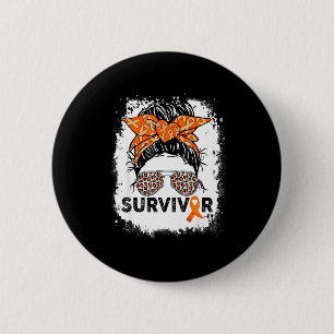 Badge Rond 5 Cm Guerrière des Chignons Décoiffés Survivante Lauréa