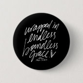 Badge Rond 5 Cm Guillemet de bouton de motivation inspirant (Devant)