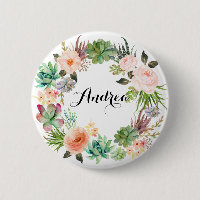 Guirlande florale de Succulents de Boho
