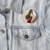 Badge Rond 5 Cm guitare (En situation)