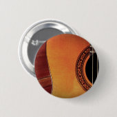 Badge Rond 5 Cm Guitare acoustique (Devant & derrière)