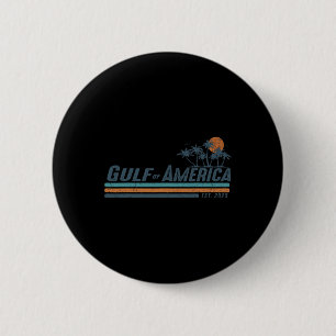 Badge Rond 5 Cm Gulf Of Us America Est 2025 Retro Vintage Beach 12