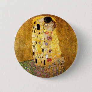 Badge Rond 5 Cm Gustav Klimt La Peinture Classique Du Kiss
