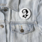 Badge Rond 5 Cm Gustav Mahler (En situation)