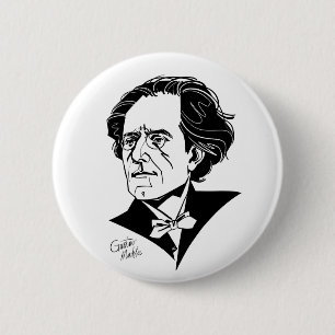 Badge Rond 5 Cm Gustav Mahler