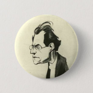 Badge Rond 5 Cm Gustav Mahler button