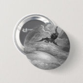 Badge Rond 5 Cm Gustave Dore Satan Du Paradis Perdu John Milton (Devant & derrière)