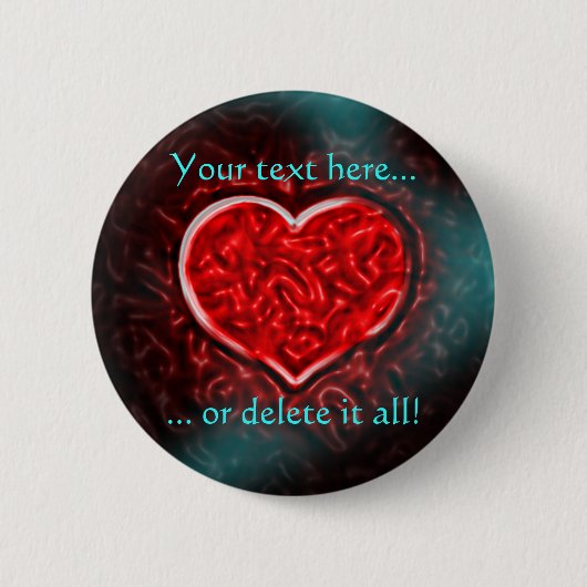 Badge Rond 5 Cm Gutsy Valentine Pin (Devant)