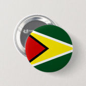 Badge Rond 5 Cm Guyana (Devant & derrière)