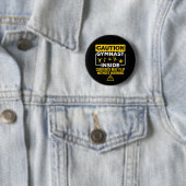 Badge Rond 5 Cm Gymnaste de prudence à l'intérieur des contenus pe (En situation)