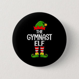 Badge Rond 5 Cm Gymnaste Elf Correspondant Famille Gymnastique Elf
