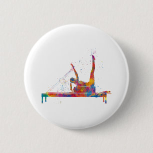 Badge Rond 5 Cm gymnastics exercise