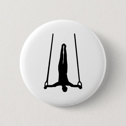 Badge Rond 5 Cm Gymnastique (Devant)