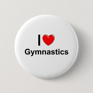 Badge Rond 5 Cm Gymnastique