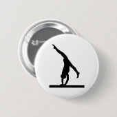 Badge Rond 5 Cm Gymnastique (Devant & derrière)