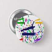 BADGE ROND 5 CM GYMNASTIQUE (Devant & derrière)