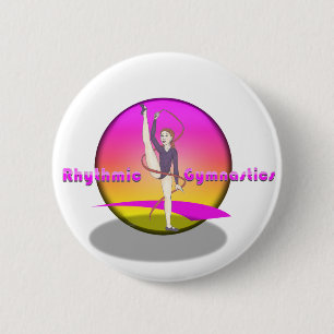 Badge Rond 5 Cm Gymnastique rythmique