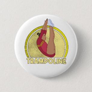 Badge Rond 5 Cm Gymnastique Trampoline
