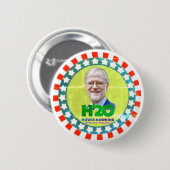 Badge Rond 5 Cm H'20 Howie Hawkins (Devant & derrière)