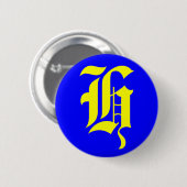 BADGE ROND 5 CM H - ANCIEN ANGLAIS (Devant & derrière)