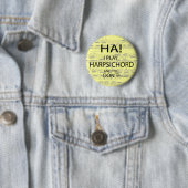 Badge Rond 5 Cm Ha Harpsichord (En situation)