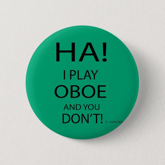 Badge Rond 5 Cm Ha Oboe (Devant)