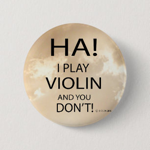 Badge Rond 5 Cm Ha Violon
