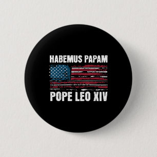 Badge Rond 5 Cm Habemus Papam, Nous Avons Un Pape 2025, Vatican Le