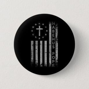 Badge Rond 5 Cm Habemus Papam Pape Leo Xiv Église catholique Chris