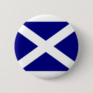 Badge Rond 5 Cm Habillement écossais de drapeau