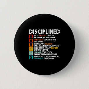 Badge Rond 5 Cm Habits Définition Citations Motivationnelles Affir