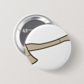 Badge Rond 5 Cm hache (Devant & derrière)