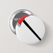 Badge Rond 5 Cm hache de pompier (Devant & derrière)
