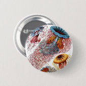 Badge Rond 5 Cm Haeckel Discomedusae (Devant & derrière)
