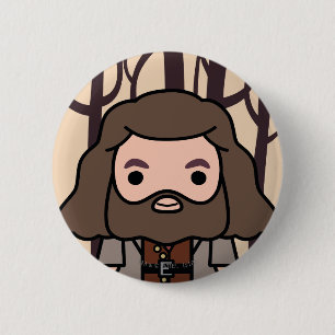 Badge Rond 5 Cm Hagrid Cartoon Character Art