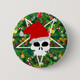 Badge Rond 5 Cm hail père Noël
