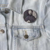 Badge Rond 5 Cm Haile Selassie I (En situation)