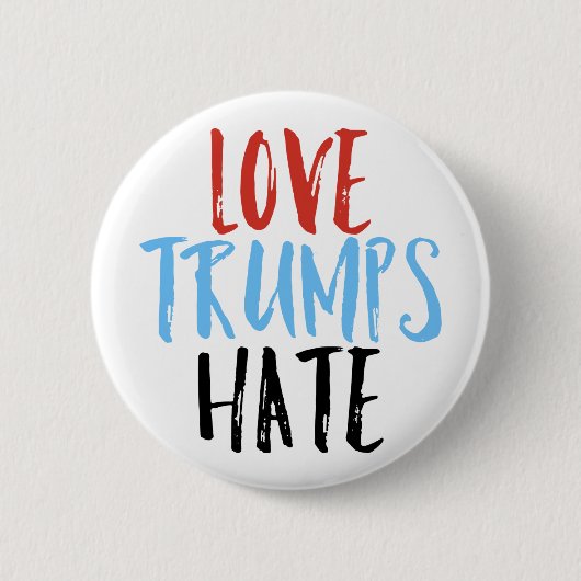 Badge Rond 5 Cm Haine d'atouts d'amour (Devant)