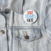 Badge Rond 5 Cm Haine d'atouts d'amour (En situation)