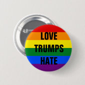 Badge Rond 5 Cm Haine d'atouts d'amour - bouton (Devant & derrière)