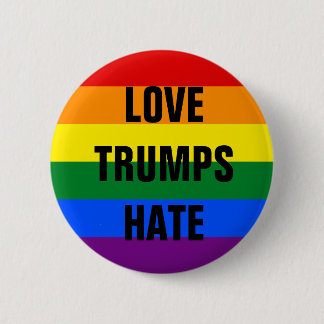 Badge Rond 5 Cm Haine d'atouts d'amour - bouton