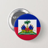 Badge Rond 5 Cm haïti (Devant & derrière)