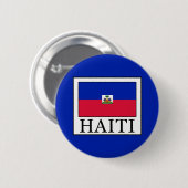 Badge Rond 5 Cm Haïti (Devant & derrière)