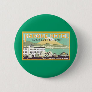 Badge Rond 5 Cm Hakone Hotel Japon