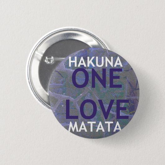 BADGE ROND 5 CM HAKUNA MATATA (Devant & derrière)